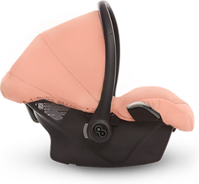 TPFLiving Babyschale Ultra Stoff in Apricot und Nickel mit oder ohne Isofix - Bild 1