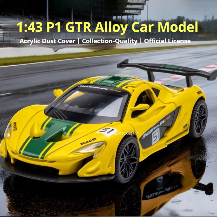 RMZ city P1 GTR Automodell, 1:43, Metall, Gummireifen, Türen zum Öffnen - Bild 3
