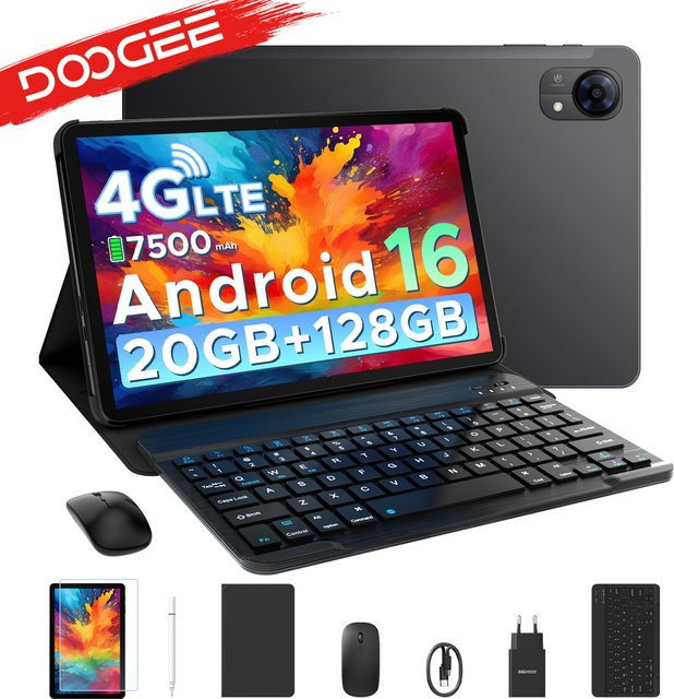 DOOGEE Tab G5 Android Tablet mit 10,1 Zoll Display, 20GB RAM, 128GB ROM, 7500mAh Akku und 4G LTE Unterstützung - Bild 1