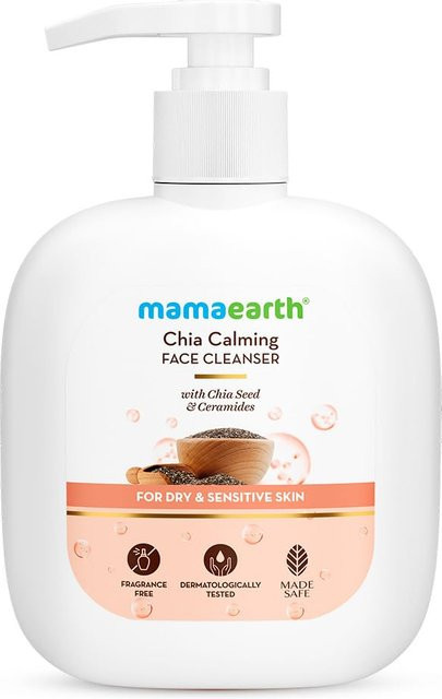 Mamaearth Chia Gesichtsreiniger, 180 ml, für trockene und empfindliche Haut - Bild 1