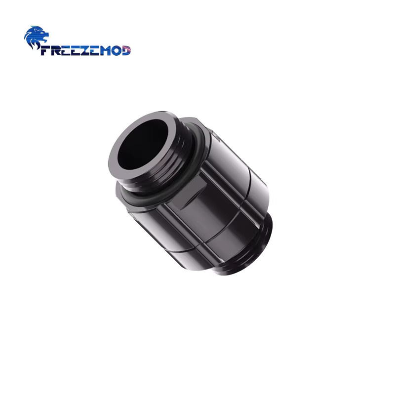 Freezemod PC Wasserkühlungsanschluss GXZDS-E3 360° Rotary G1/4 Doppel-Außengewinde-Adapter für Computer-Hardware in Schwarz, Weiß oder Silber - Bild 2