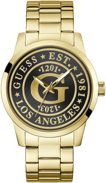Guess Armbanduhr, Quarz, Edelstahl, Schwarz, 44 mm, Herren - Bild 1