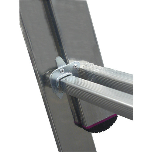 Krause CORDA Vielzweckleiter aus Aluminium in Silber mit 24 Sprossen und einer maximalen Arbeitshöhe von 5,40 m - Bild 1