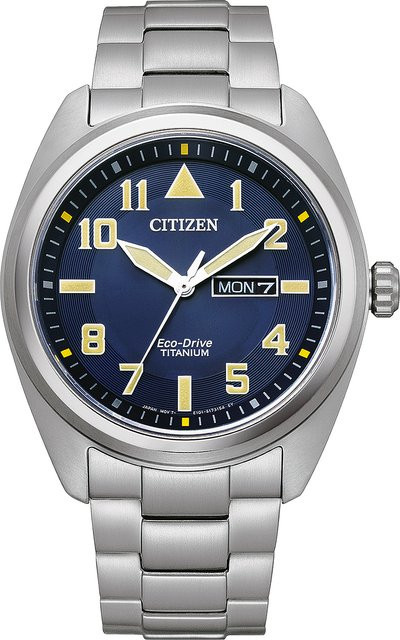 Citizen Armbanduhr, Solar, Titanium, Blau, 42 mm, Herren - Bild 1