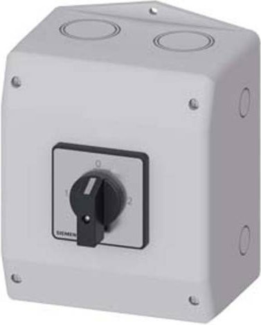 Siemens Lasttrennschalter Schwarz 3polig 25A 16mm² 690 V/AC 3LD21657UB01 - Bild 1