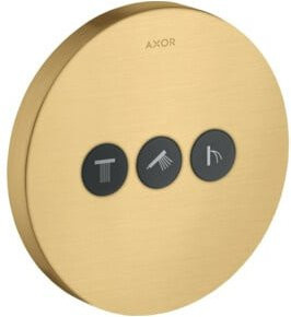 Hansgrohe ShowerSelect UP-Vtl Fertigmontageset Duschset mit 3 Ventilen in Brushed Gold Optik - Bild 1