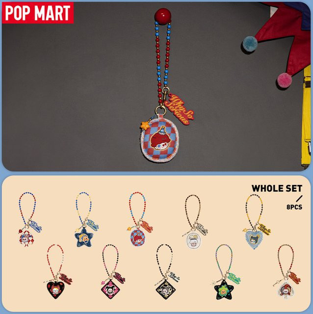POP MART Why So Serious Series Pendant Chain Blind Box Mystery Box Action Figure Multicolor - Bild 1