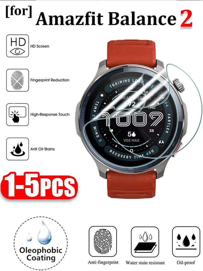 Displayschutzfolie für Amazfit Balance 2, transparente TPU-Hydrogelfolie mit weichen Kanten, 1-5 Stück - Bild 7