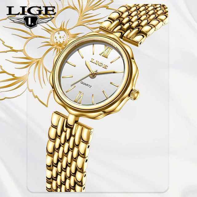 LIGE Armbanduhr Quarz, Edelstahl, Silber, Damen - Bild 1