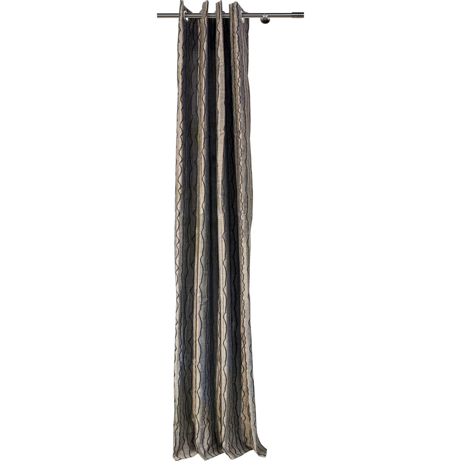 Mydeco Ösenschal Stream in Taupe, halbtransparent, B: 135 cm x H: 300 cm - Bild 2