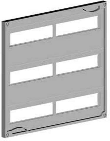 Siemens ALPHA 630 DIN Abdeckung für Verteiler, Grau, Kunststoff, Breite: 50 cm, Höhe: 45 cm - Bild 1