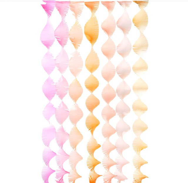 Rico Design Krepp-Girlande gedreht mit Blüten Mix in Multicolor - Bild 1