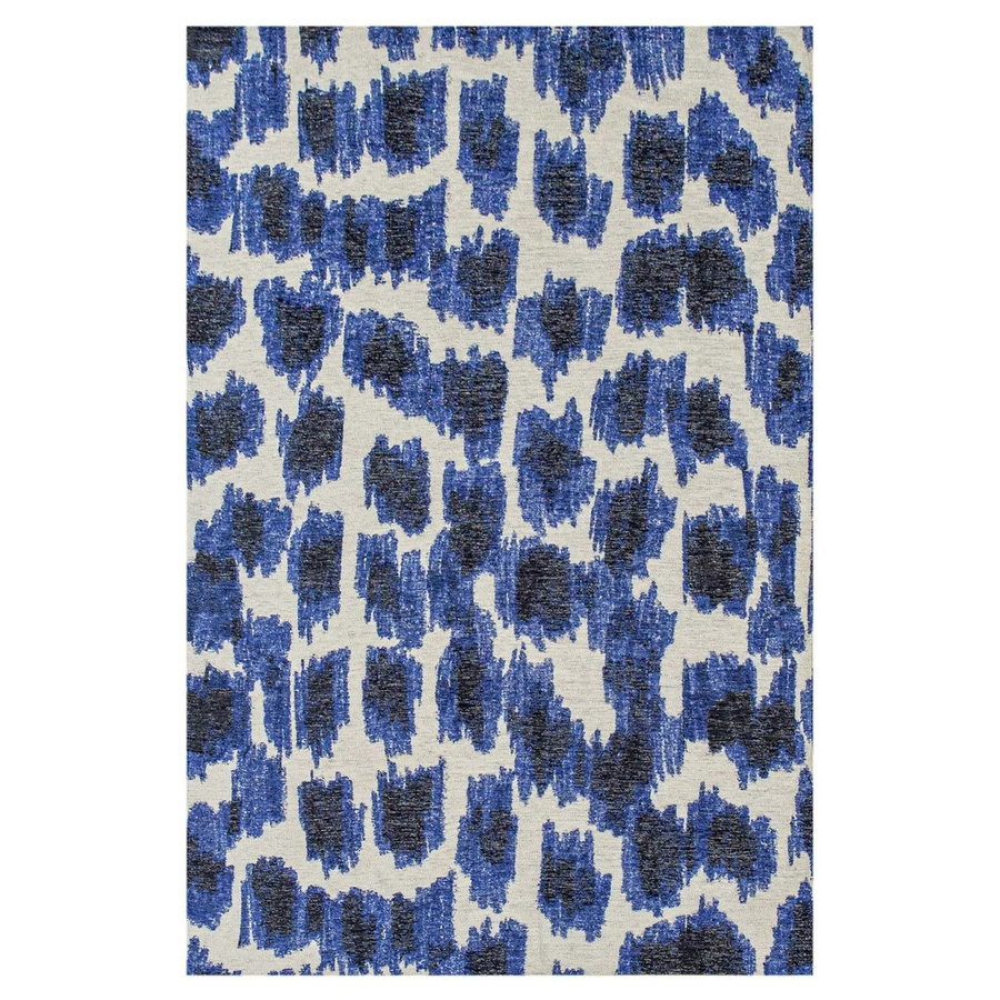 Lola&Moi Teppich Ikat in Ultramarin Blau B: 170 cm, T: 240 cm - Bild 2