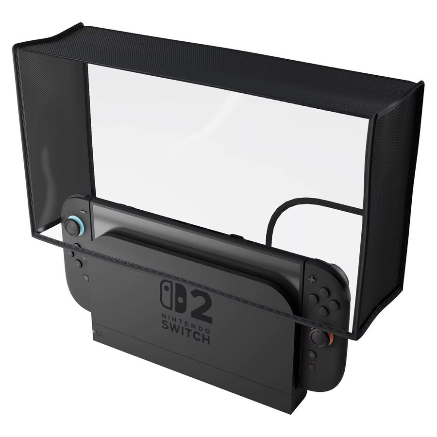 Staubschutzhülle für Nintendo Switch Konsole und TV-Dock in Schwarz - Bild 2