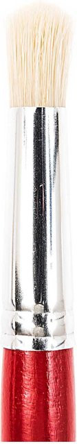 Rico Design Art School Borsten Schablonierpinsel lang rot mit Aluminiumschaft - Bild 1