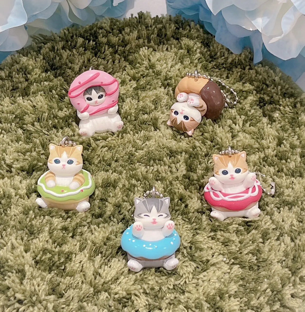 Mofusand Donut-förmiger Anhänger Blindbox, Katzen-Anhänger, Schlüsselanhänger - Bild 1