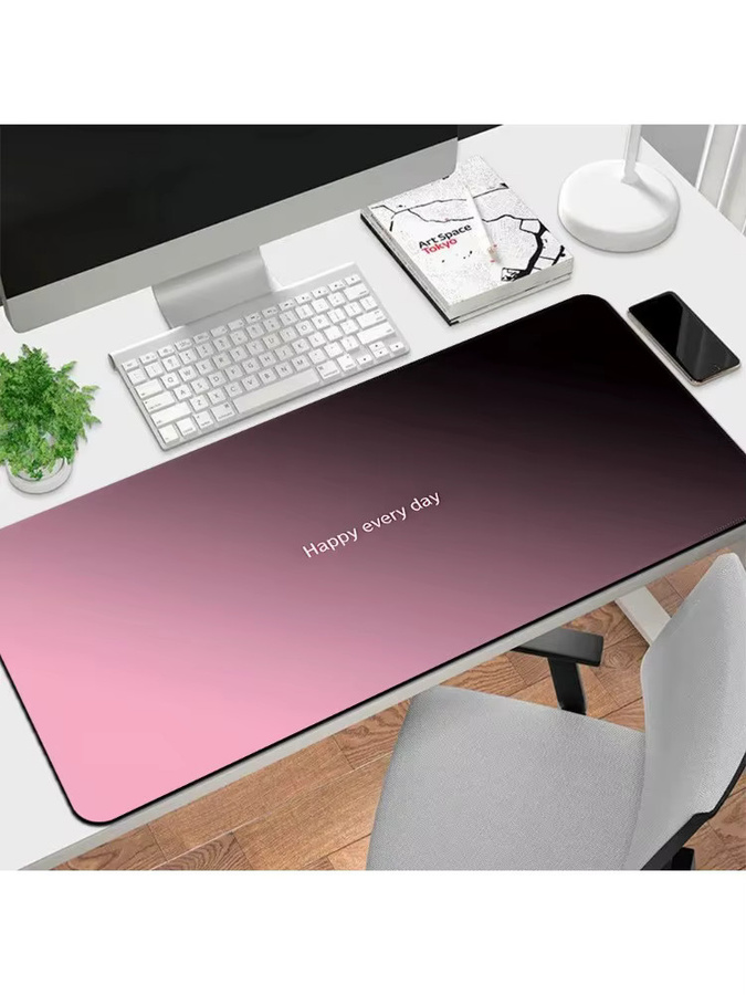 Potdemiel Mauspad mit Farbverlauf in Multicolour, große rutschfeste Schreibtischunterlage für Gaming und Tastatur - Bild 2