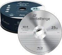 MediaRange Blu-ray-Rohlinge BD-R 25 GB in Silber - Bild 1
