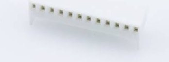 Molex Einbau-Buchsenleiste Standard 12-polig in Weiß mit 2.54mm Rastermaß - Bild 1