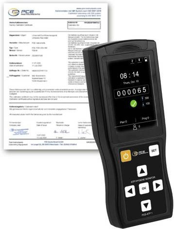 PCE Instruments PCE-ATP 1-ICA Oberflächen-pH-Messgerät in Schwarz, kalibriert nach ISO - Bild 1