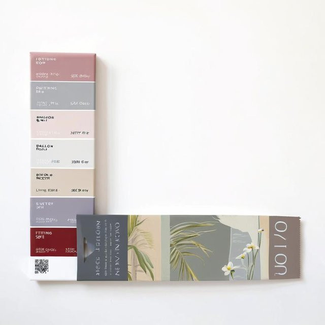 Morandi Color Card CMYK Vierfarbige Brettvorlage für Illustrationen und Malerei in Grau und Mehrfarbig - Bild 1