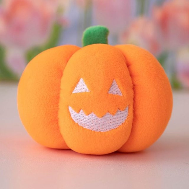 MIAOOWA Kürbis Plüsch Anhänger, 10 cm, orange - Bild 1