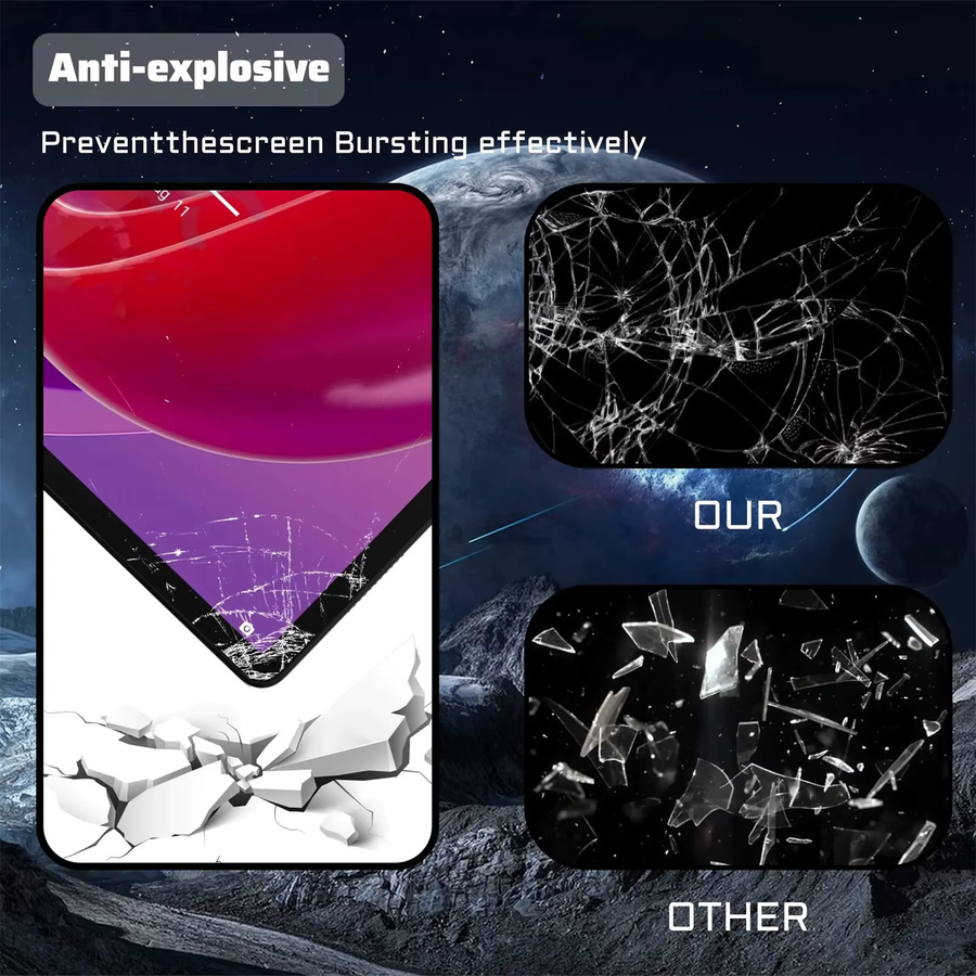 Samsung Displayschutzfolie aus gehärtetem Glas für Galaxy Tab A11 2025 SM-X135 X133 X130 und Galaxy Tab A9 2023, transparent - Bild 5