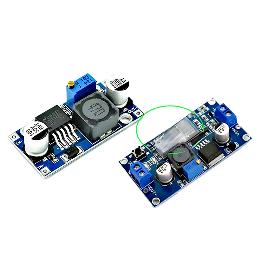 LM2596 DC-DC Step-Down Wandler mit digitalem Voltmeter und einstellbarer Spannungsregelung, Blau - Bild 3