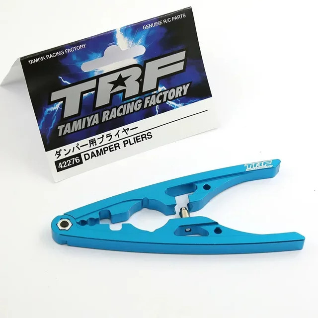 Tamiya RC Modell Multifunktionale Dämpfer Zange, Metall, Blau - Bild 1