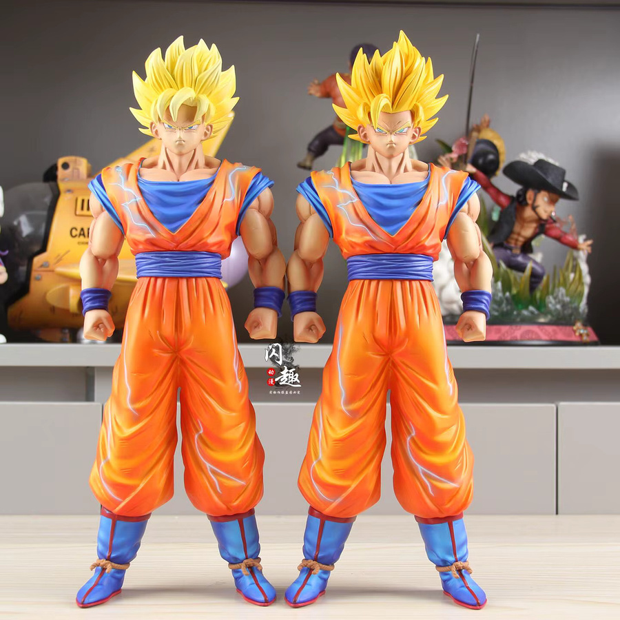 Bandai Dragon Ball Son Goku Super Saiyajin 1 & 2 Anime Figur, 30 cm - Bild 3