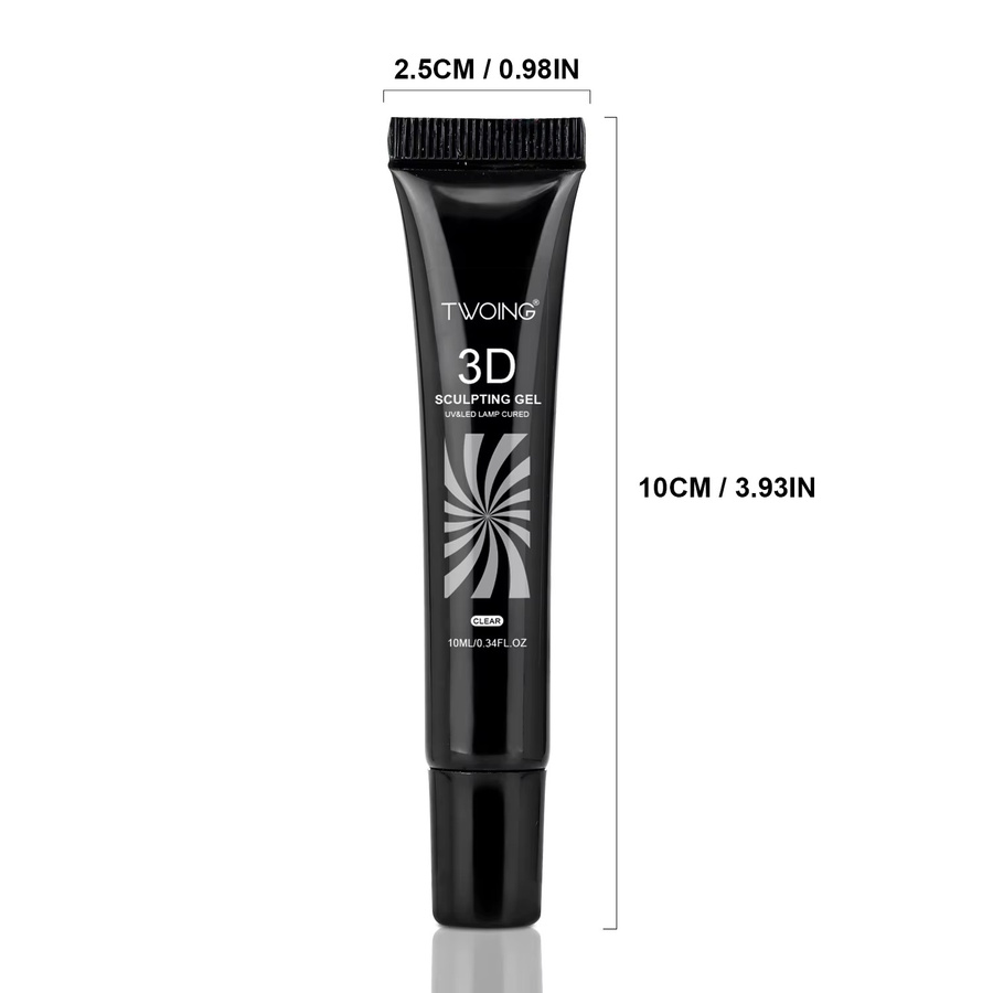 TWOING 3D-Nagelkunst-Gel, 10 ml, glänzend, Unisex - Bild 4
