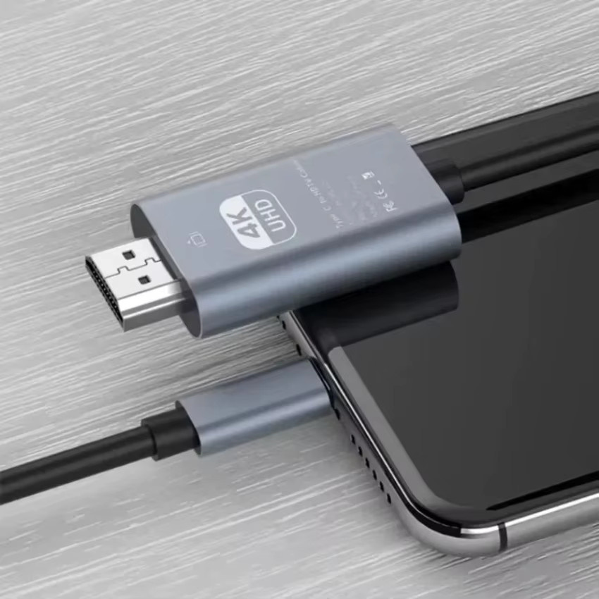 VIKEFON USB-C auf HDMI Adapterkabel für 4K Videoübertragung an Monitor, Projektor und Laptop - Bild 4