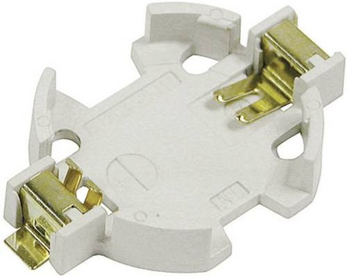 MPD Knopfzellenhalter BU2032SM-JJ-GTR für 1x CR2032, Horizontal, Oberflächenmontage SMD, Weiß, L: 31,7 mm, B: 20 mm, H: 5,3 mm - Bild 1