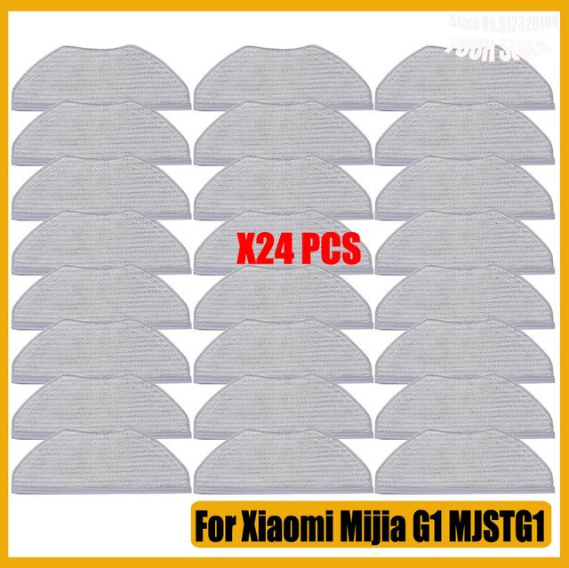 Waschbare Mop Pads Kits als Zubehör für Xiaomi Mijia G1 MJSTG1 Mi Roboter Staubsauger, Ersatz-Mopptücher und Lappen - Bild 1