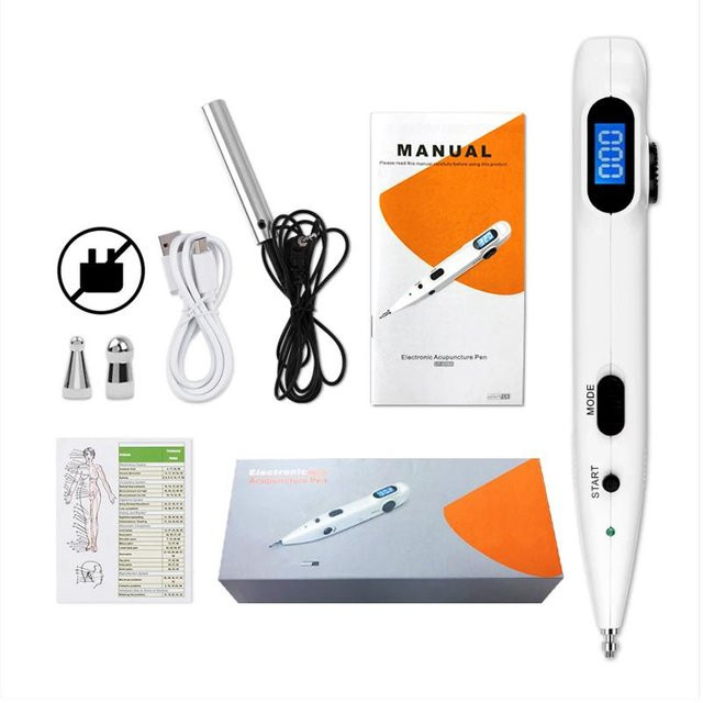 Leawell Elektronischer Akupunkturstift, Weiß, Unisex - Bild 1