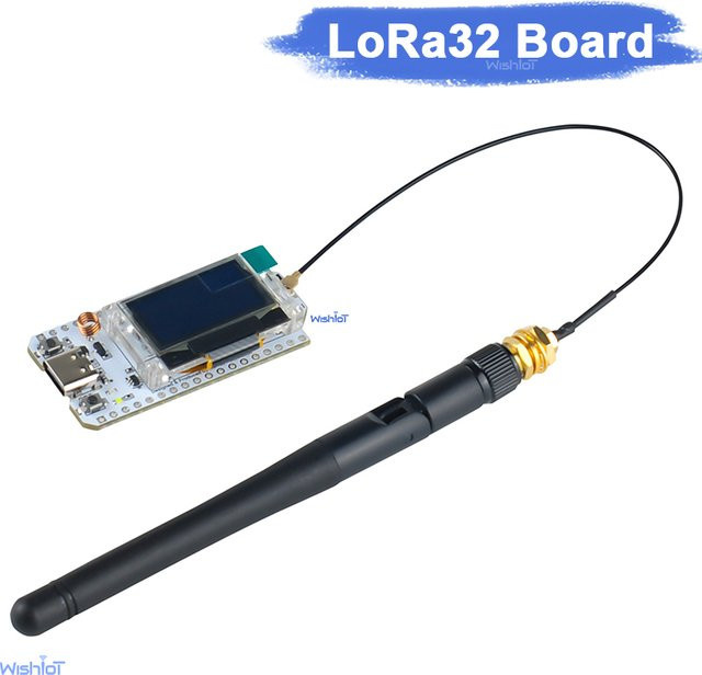 HTIT LoRa32 V3 ESP32 Entwicklungsboard mit 0,96 Zoll OLED-Display und SX1262 Modul für Meshtastic-Geräte (850-1850 MHz) - Bild 1