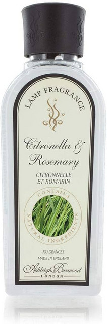 Ashleigh & Burwood Lampenduft Citronella & Rosmarin aus transparentem Glas - Bild 1