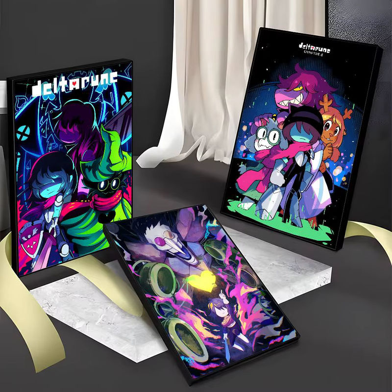 Hot Game Deltarune Wandkunst Poster, selbstklebend, rechteckig, multicolor - Bild 6