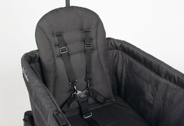 PINOLINO Sitz für Klappbollerwagen Cruiser in Anthrazit - Bild 1