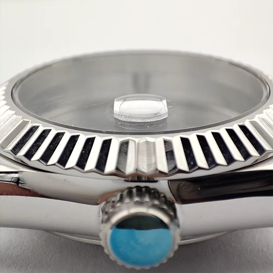 OUMASHI Uhrengehäuse Edelstahl, Silber, 31 mm, Damen - Bild 2