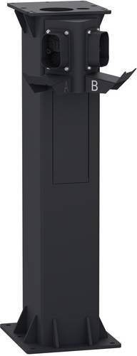 Schneider Electric Stele aus Aluminium in Schwarz, Bodenstele, Höhe: 100,0 cm, Breite: 45,4 cm, Tiefe: 34,1 cm - Bild 1