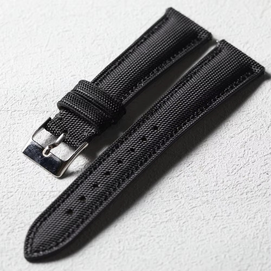 Raystray Uhrenarmband Textil/NATO, Herren, Schwarz, Vintage - Bild 1