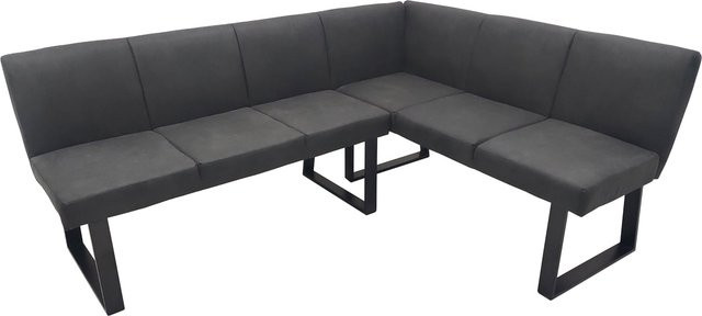 HTI-Living Esszimmerbank Vemal Eckbank mit Kunstlederbezug, kurzer Schenkel rechts, B/T/H: 192 x 152 cm - Bild 1