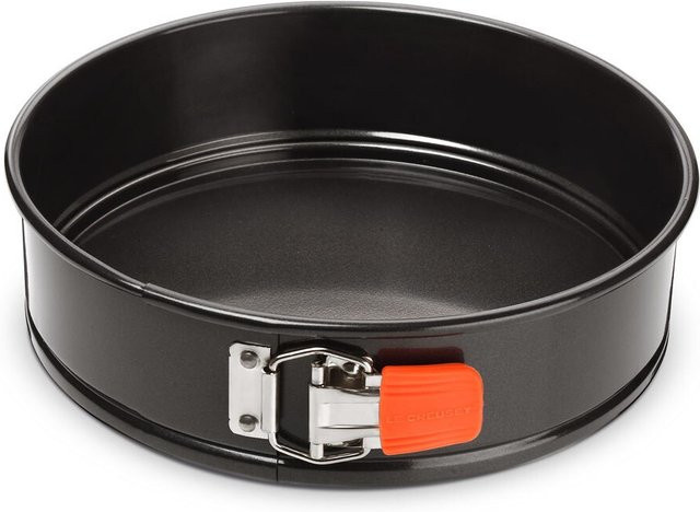 Le Creuset Springform Backform aus Carbonstahl mit Antihaftbeschichtung, Schwarz, Durchmesser: 24 cm - Bild 1