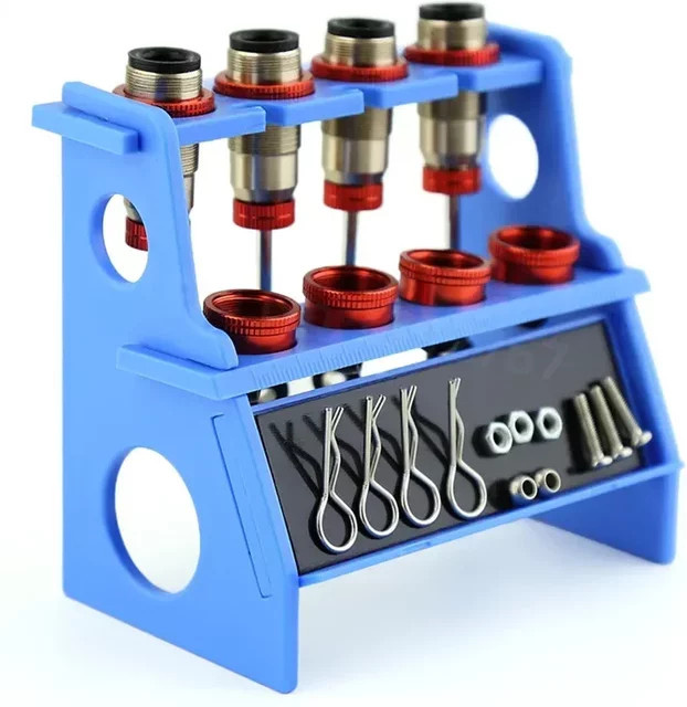 E-Star Hub Dämpfer Pits Ständer mit Magnet, Zubehör, Blau - Bild 1