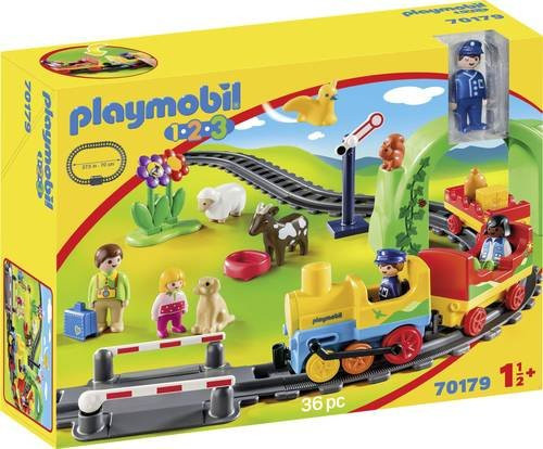 Playmobil 123 Meine erste Eisenbahn 70179 Spielset für Kinder ab 1,5 Jahren - Bild 1