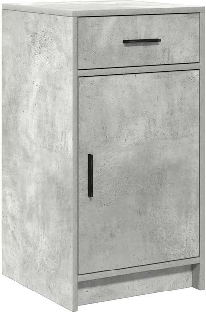 vidaXL Sideboard aus Holzwerkstoff in Betongrau, minimalistisches Design, B/T/H: 40 x 40,5 x 75 cm - Bild 1