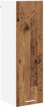 vidaXL Hängeschrank Riga in Altholz-Optik, Braun, B: 30 cm, T: 31 cm, H: 100 cm