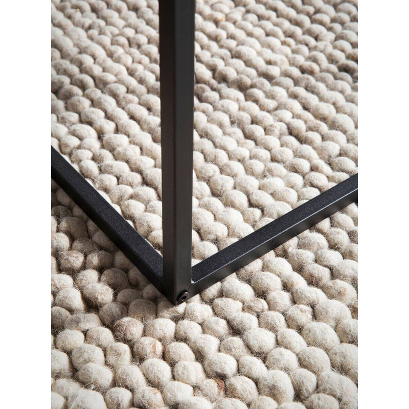 Moderner Couchtisch in Sandgrau mit rechteckiger Form, B/H/T: 120 x 38 x 60 cm - Bild 4