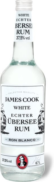 James Cook Weißer Übersee Rum 0,7 l - Bild 1